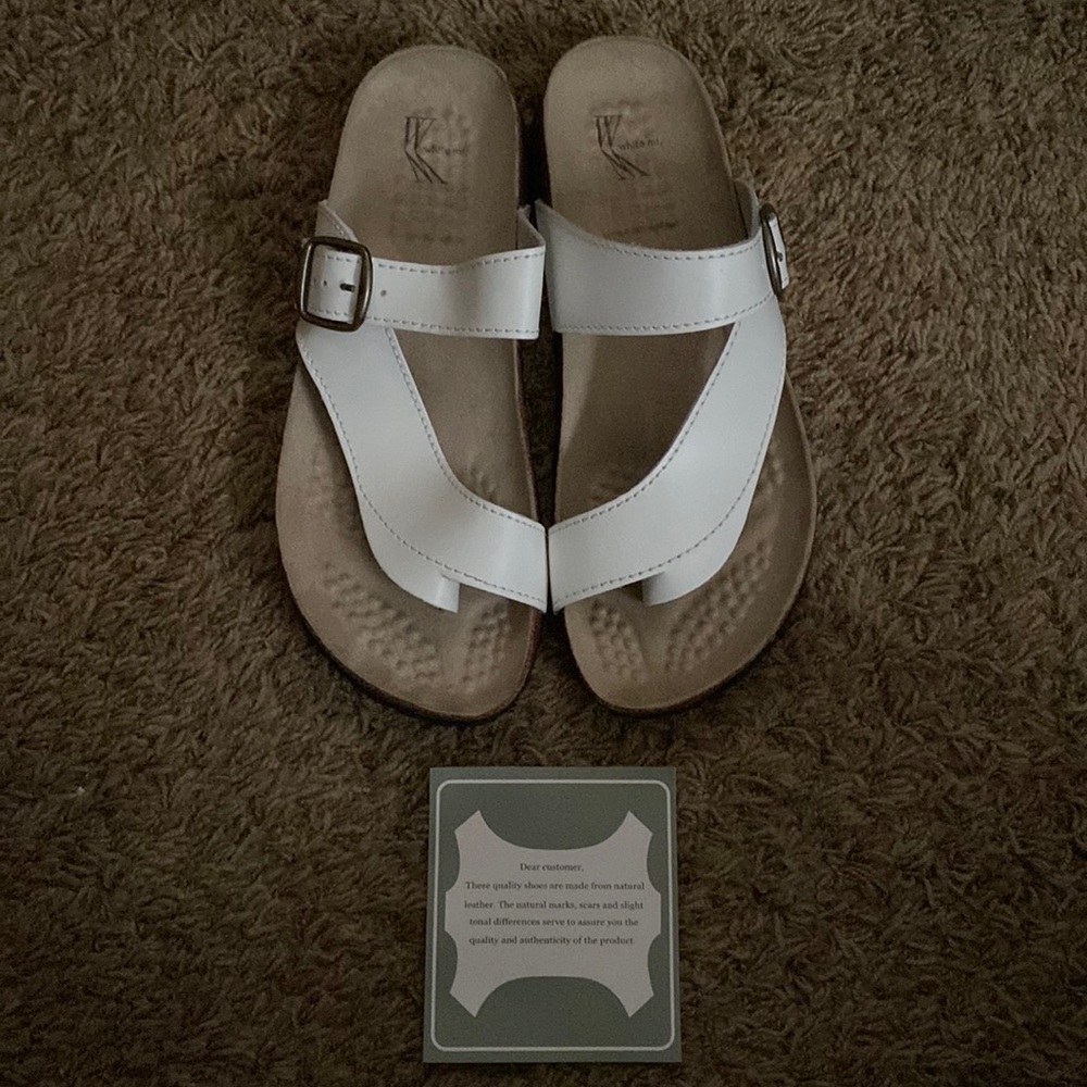Brand New Womens White Mountain Sandals Size 8 M